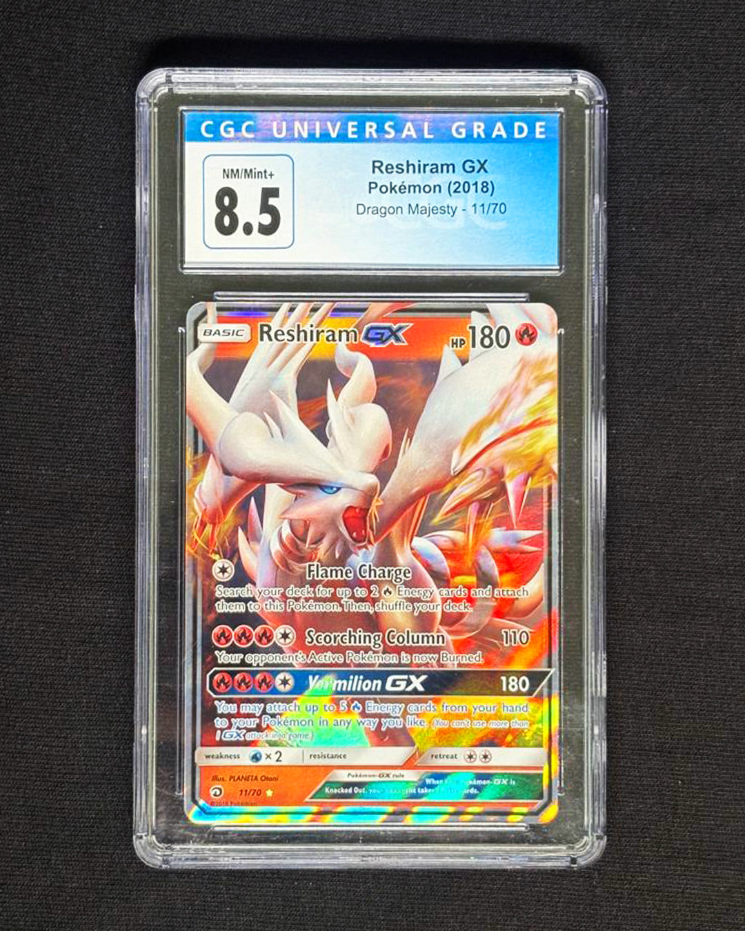 Reshiram GX - CGC Mint 8.5 - Japanese