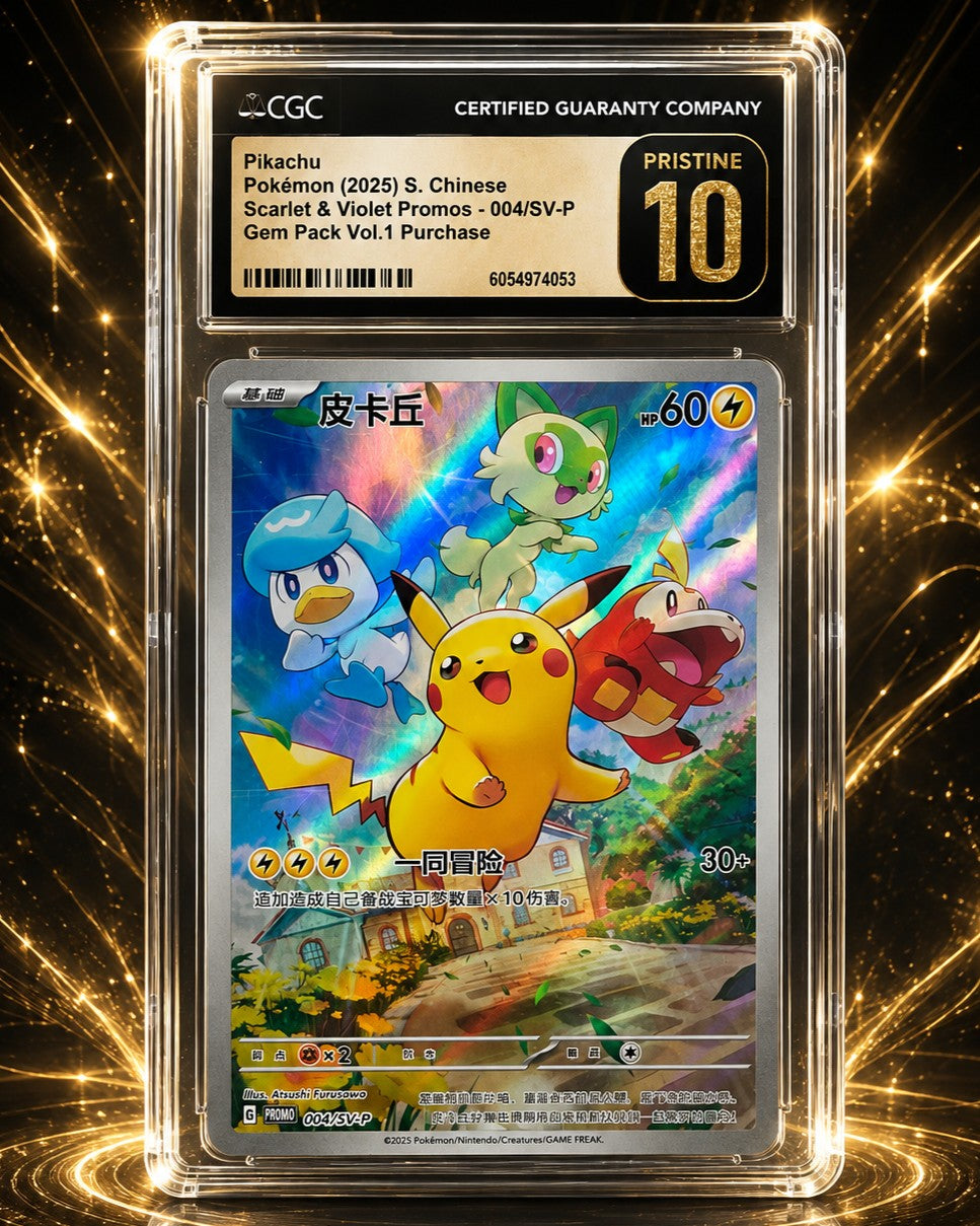Pikachu AR (Promo) - CGC Pristine 10 - (Chinese)